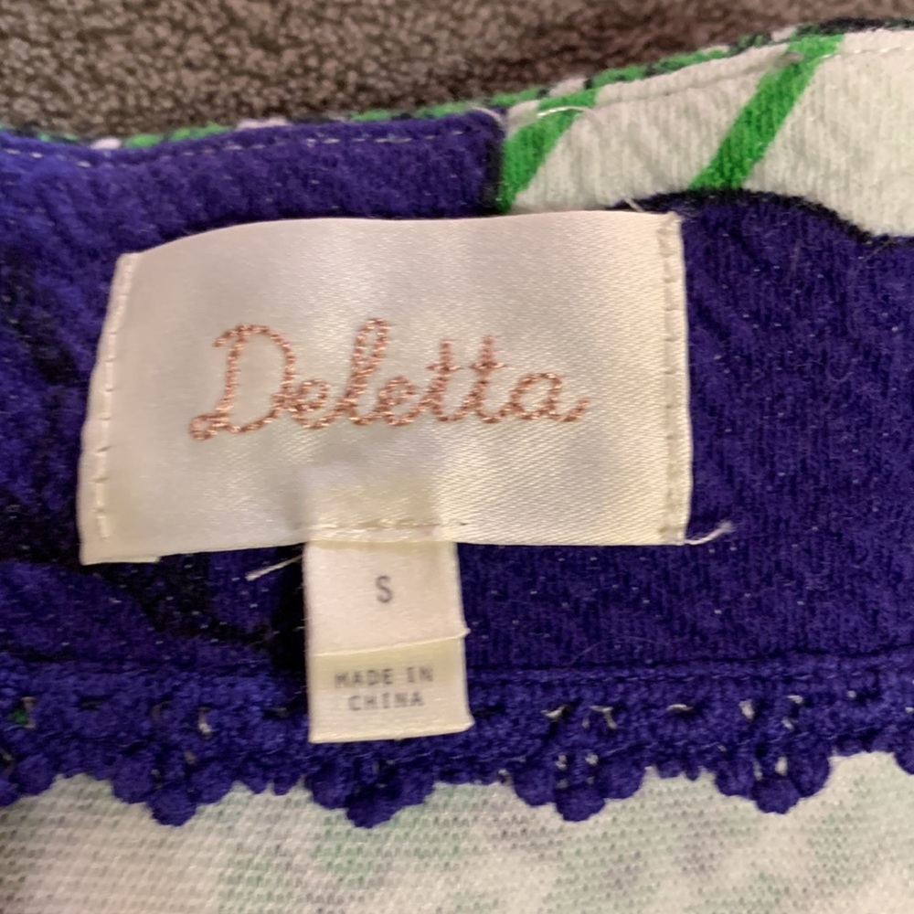 ✨ Anthropologie Deletta Blouse Sz S - Picture 5 of 6